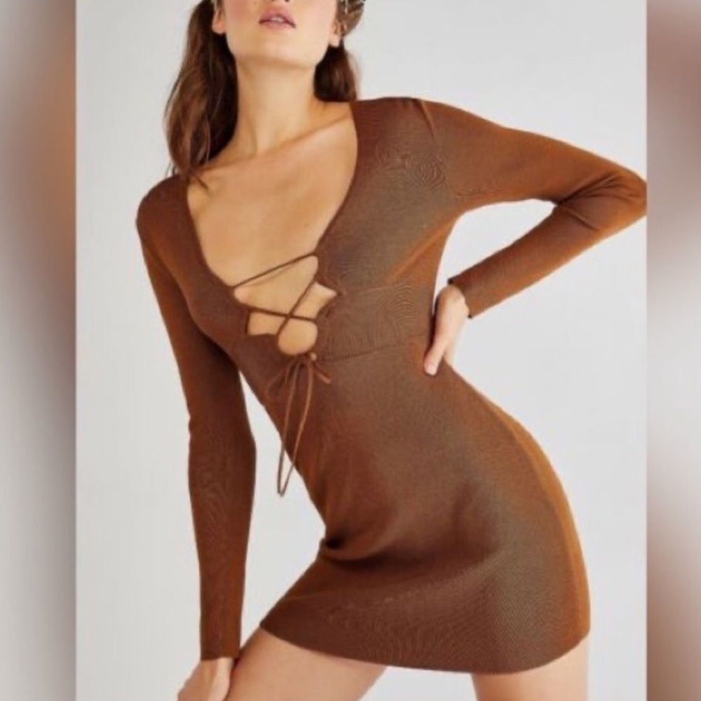 Significant Other Knit Mini Dress